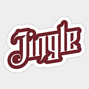 Jingle 1 Sticker